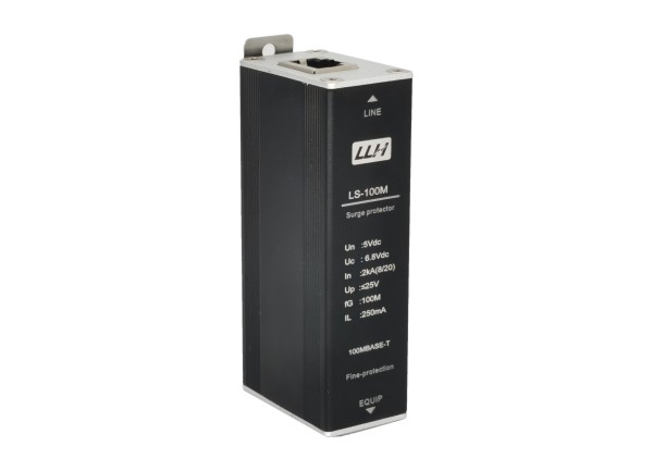 RJ45百兆网络信号防雷器   LS-100M/POE